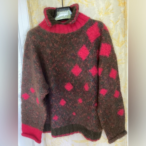 Hand Crafted Sweaters - One-of-a-Kind Hand Knit Mohair Sweater